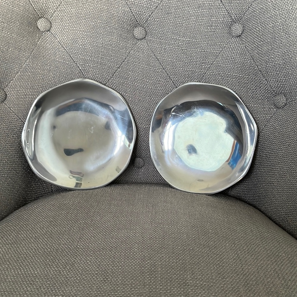 Pair of Metal Candle Holders